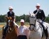(L to R) Lora Kay Witterstaeter on Shorty, Cindy Carpenter, and Jodie Kelly on Manhattan - The Pink Hat Club