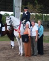 Jodie Kelly and Manhattan were Reserve Champions in the FEI Grand Prix Freestyle Championship with a score of 70.938% in the Open Division