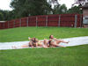 Cajun Slip and Slide - Visqueen down a hill with lots of baby shampoo!<br /><br />