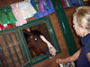 Phantom had a peak through window into the tack room.  He helped with tack cleaning day.<br /><br />